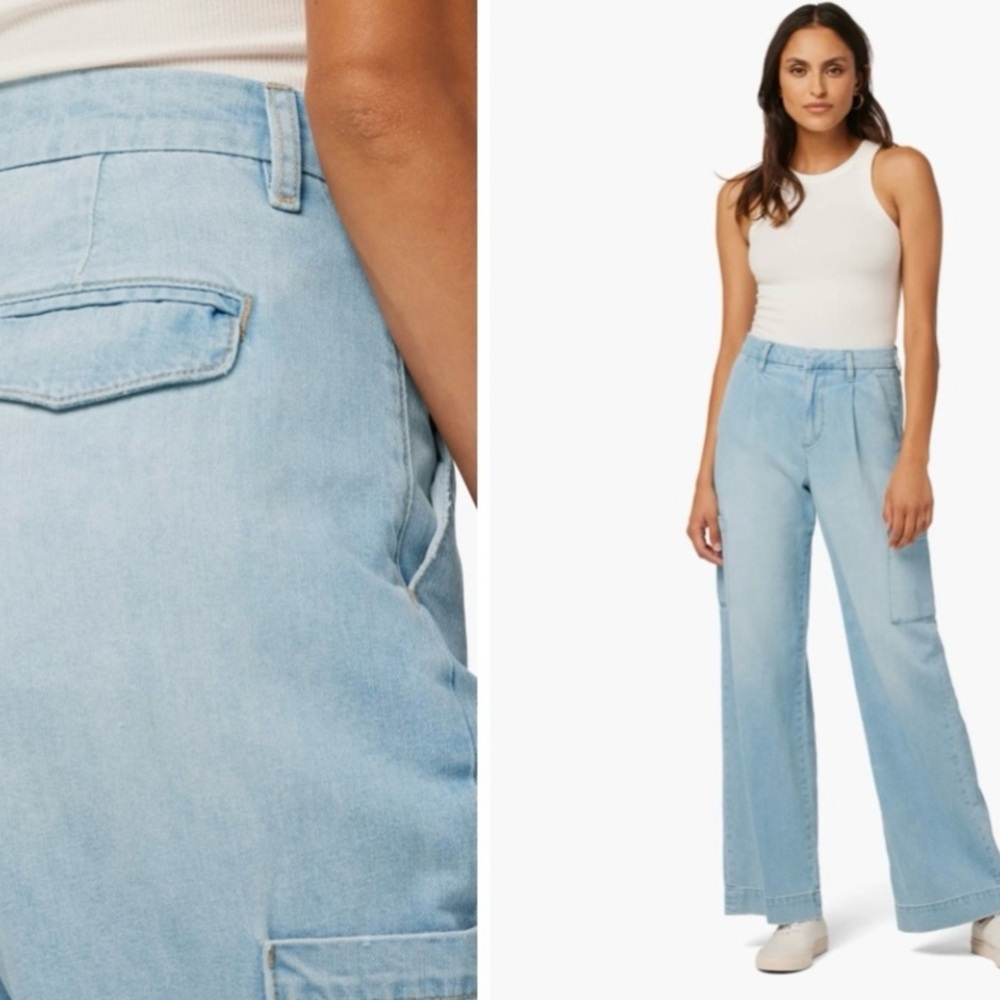 *NWT* JOE'S JEANS Petra Wide Leg Cargo Jeans - Picture 4 of 10